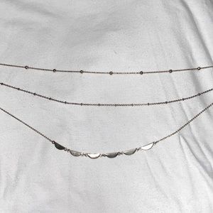 Gold layered necklace